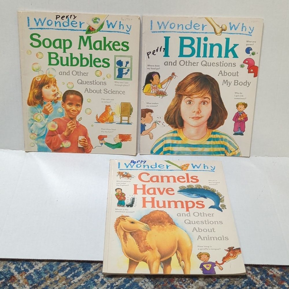 I Wonder Why Paperback Book Set of 3 Books Non Fiction - Used